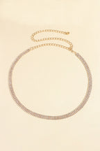 Rhinestones Alloy Belt