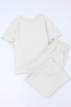 Short Sleeve Top and Pants Set