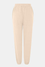 Elastic Waist Joggers with Pockets