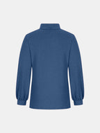 Full Size Mock Neck Long Sleeve T-Shirt