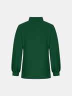 Full Size Mock Neck Long Sleeve T-Shirt