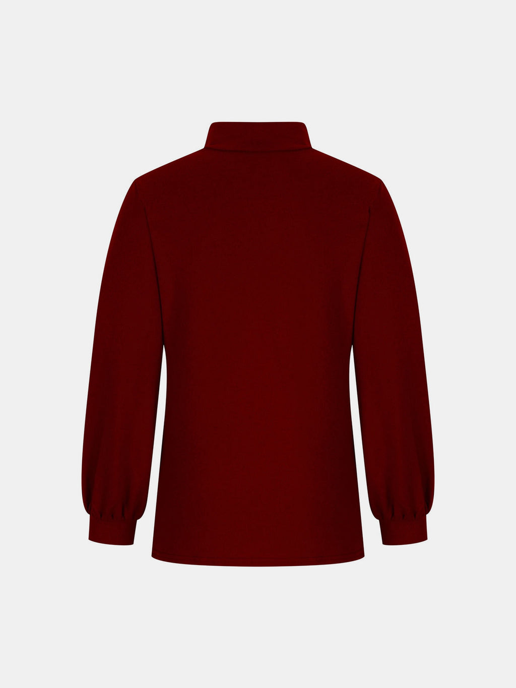 Full Size Mock Neck Long Sleeve T-Shirt