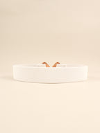 Geometric Buckle Elastic Wide Belt